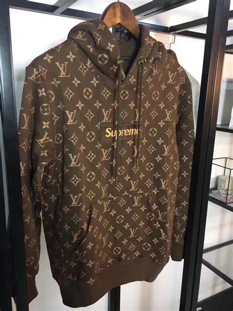 supreme louis vuitton jacket brown|Louis Vuitton supreme foulard.